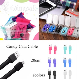 Dây cáp sạc cổng USB 20cm cho điện thoại Android