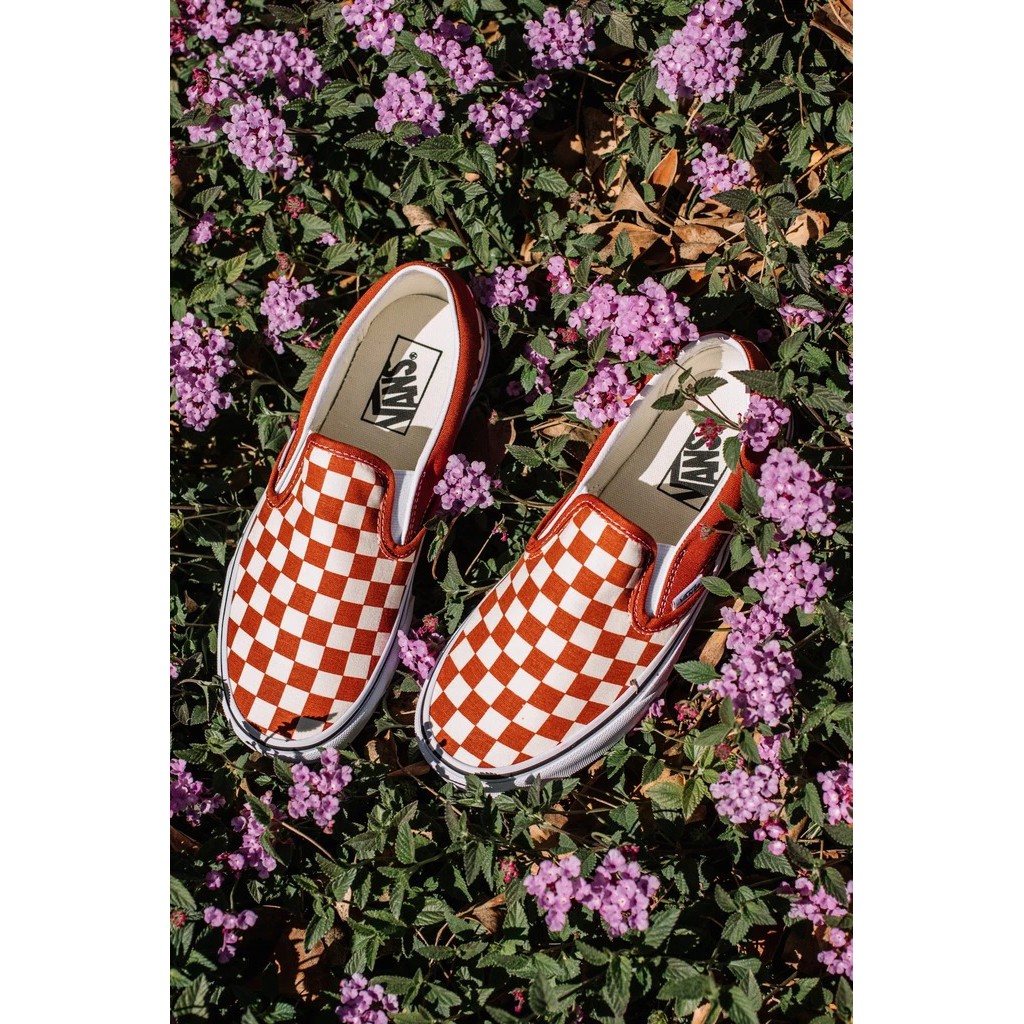 Giày Vans Chính Hãng Slip On Checkerboard Picante