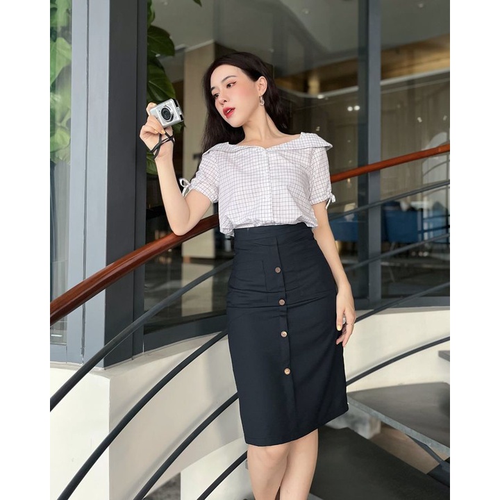 MINX - Chân váy Pocket Midi Skirt