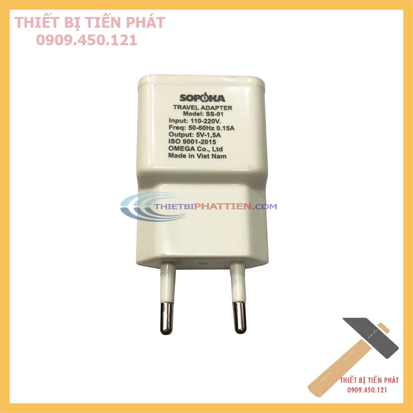 Sạc Điện Thoại Sopoka 1.5A SS-01 Cho Dòng Android