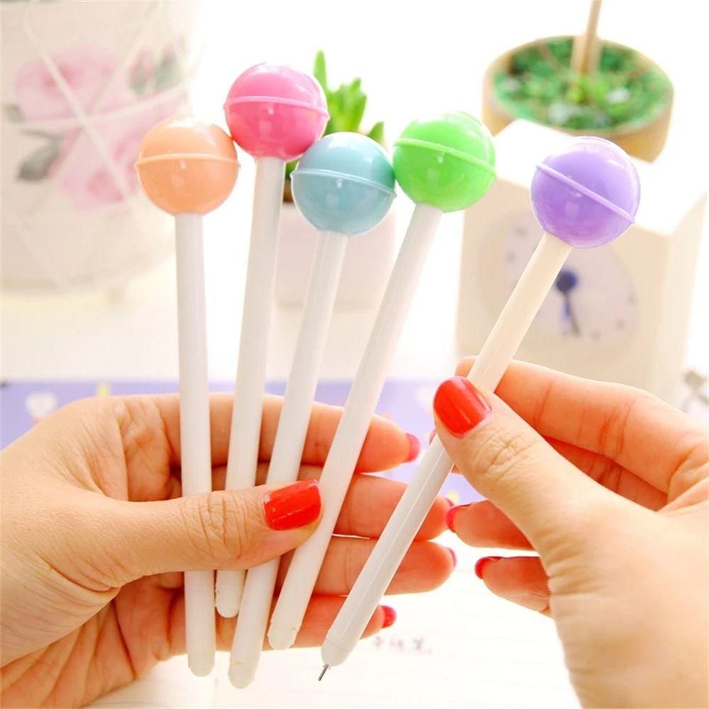 Bút Mực Nước Ngòi 0.38mm Hình Kẹo Mút Dễ Thương