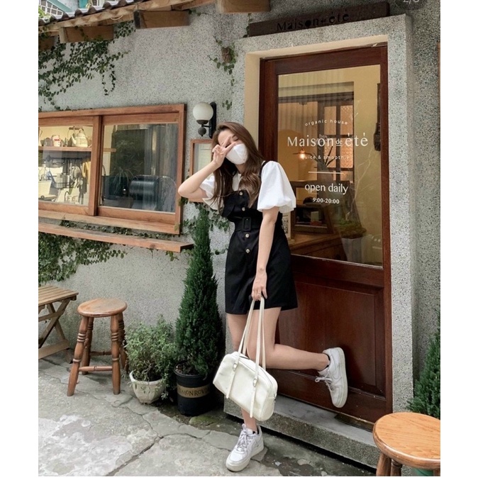 SET YẾM QUẦN SHORT + PULL TRẮNG KÈM NỊT