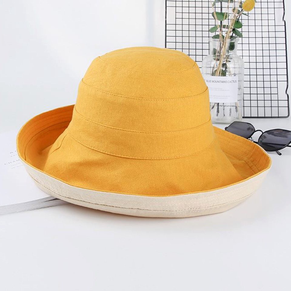 Mũ Vải Hai Mặt Rộng Vành Siêu Mát Đi Chơi Cực Thích