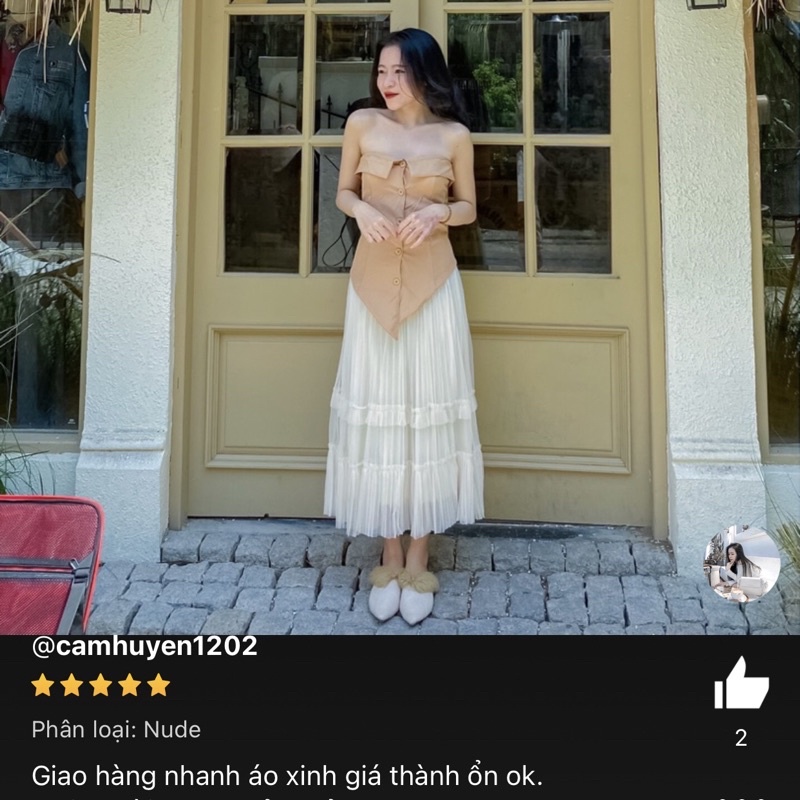 Áo vạt nhọn cúp ngực có mút hàng xịn giá rẻ - thời trang hot girl