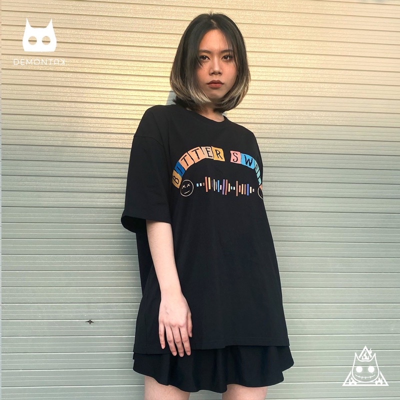 Áo thun tích hợp Code nhạc 4.0 form rộng oversized UNISEX