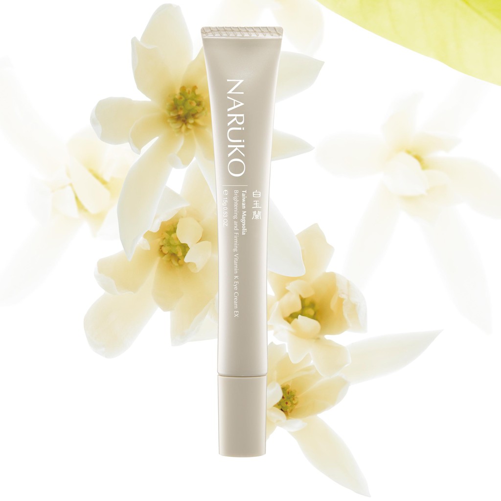 Kem dưỡng vùng mắt Naruko Taiwan Magnolia Brightening and Firming Vitamin K Eye Cream EX 15g (Bản Đài) | WebRaoVat - webraovat.net.vn