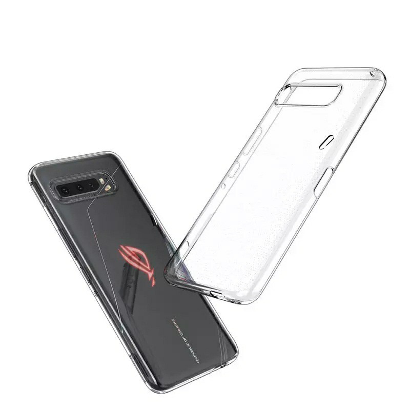 Ốp lưng Rog Phone 3 silicon dẻo trong suốt cao cấp lâu ố vàng siêu bền