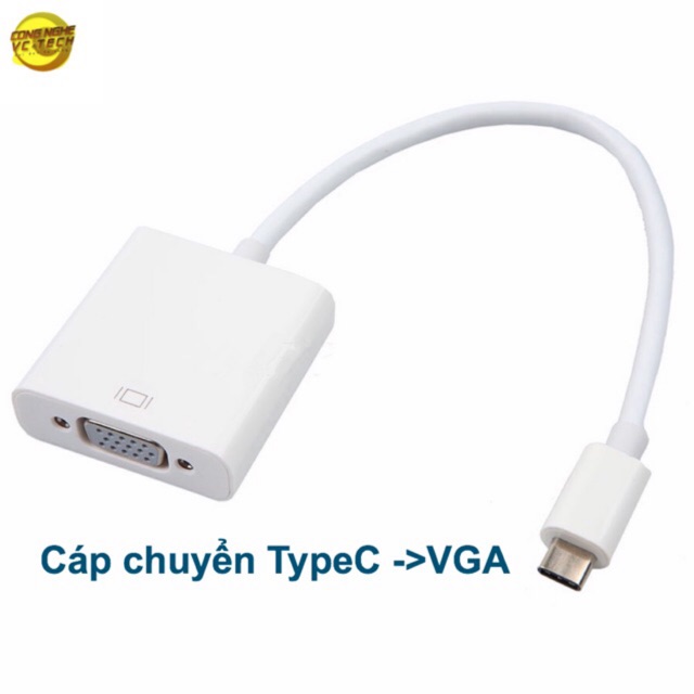 Cáp Chuyển Đổi Từ Cổng Type C sang VGA USB 3.1