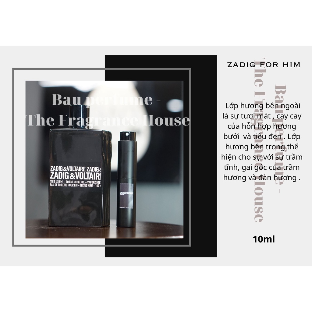 mẫu thử Zadig & Voltaire This is Him 10ml