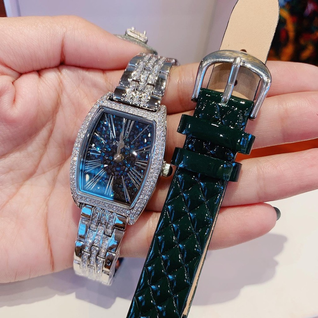 ĐỒNG HỒ NỮ DAVENA ĐÍNH ĐÁ FULL CHANH SẢ