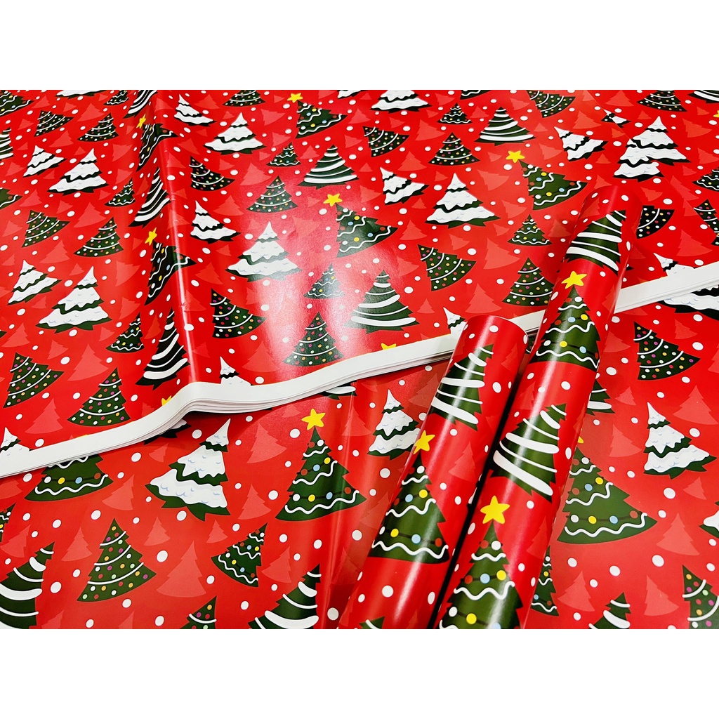Giấy Gói Quà Noel, họa tiết giáng sinh, Tết cực dễ thương - [ Hani Store ]