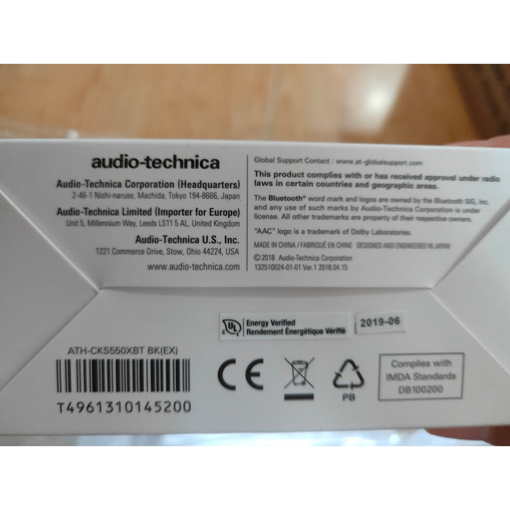 Tai nghe bluetooth Audio-Technica ATH-CKS550XBT
