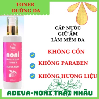 Toner trái nhàu - noni - adeva 100% thảo mộc an toàn cho da 230ml