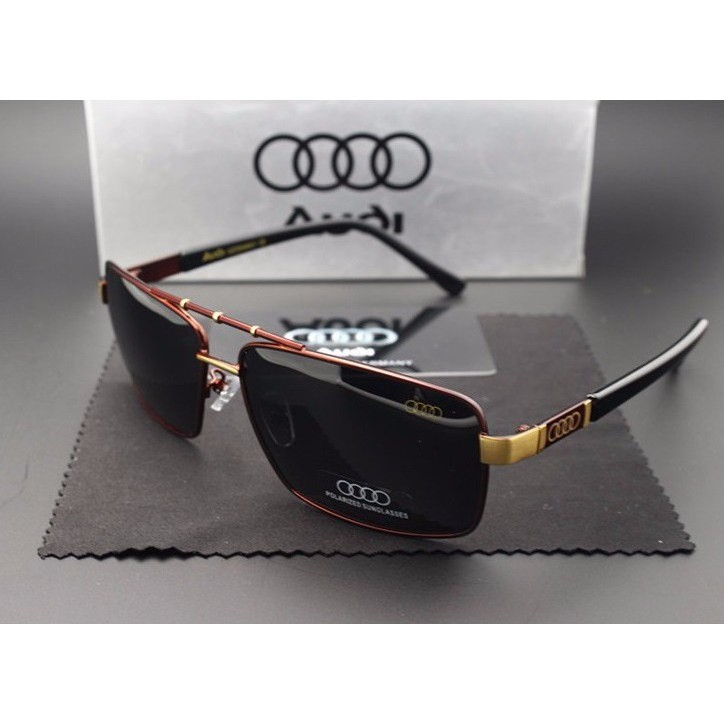 Mắt kính nam vuông gọng đỏ