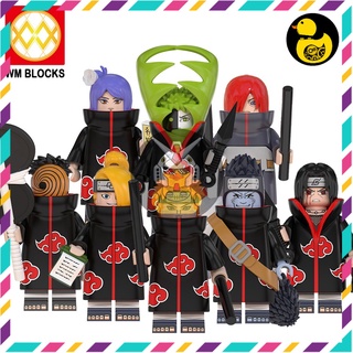WM6106 Mô Hình Naruto nhân vật Akatsuki Nagato Madara Yahiko Itachi Konan Zetsu Deidara Kisame
