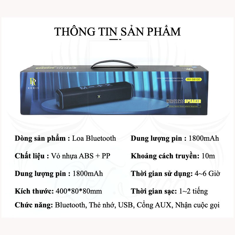 Loa Bluetooth Nghe Nhạc Mini Nhỏ Gọn Kết Nối Không Dây Đa Năng Dùng Được USB Thẻ Nhớ Gutek QT