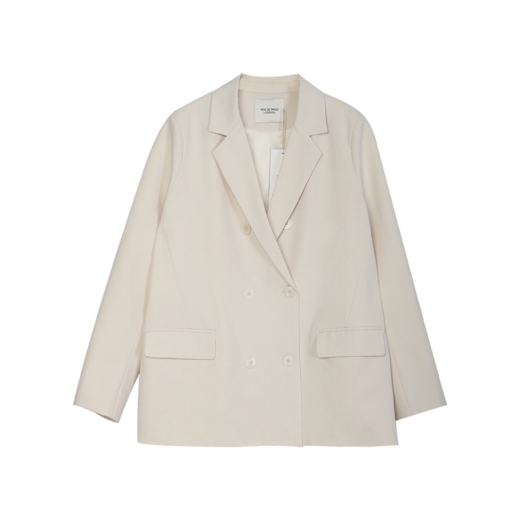 Áo khoác blazer nữ có nắp túi 2 lớp