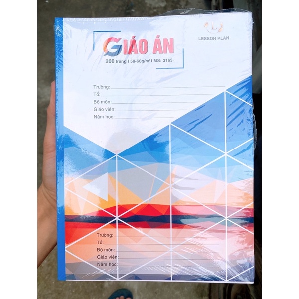 SỔ GIÁO ÁN 200trang HẢI TIẾN kẻ ngang.Dành cho học sinh,sinh viên