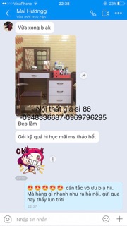 Bàn trang điểm melamin BT18A