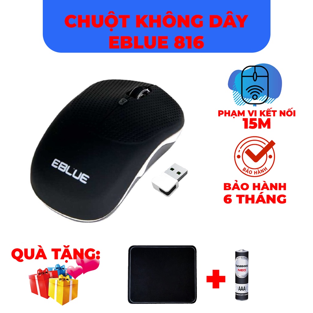 Chuột không dây EBLUE 816 Wireless