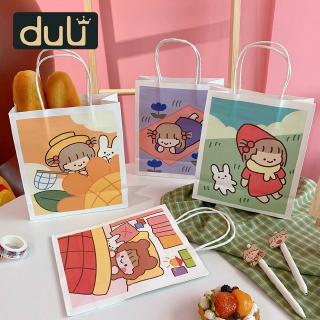 Túi giấy xách tay in hình hoạt hình dễ thương