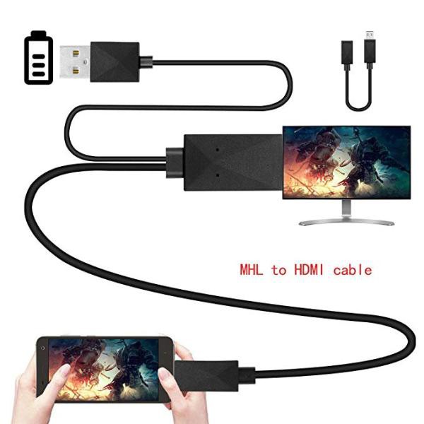 Cáp Chuyển Đổi 5 Pin & 11 Pin Micro Usb Mhl Sang Hdmi 1080p Hd Tv Cho Điện Thoại Android