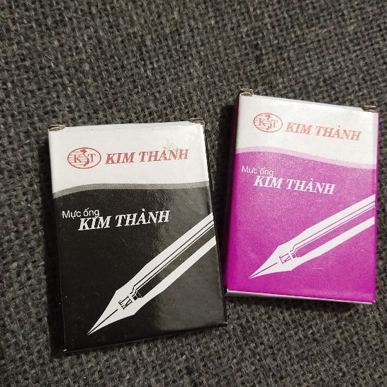 Hộp 6 ống mực Kim Thành cắm sẵn dành cho bút máy