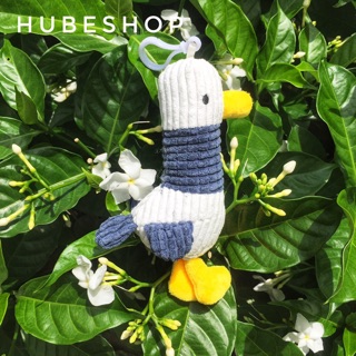 Móc khoá vịt bông quàng khăn |Hubeshop