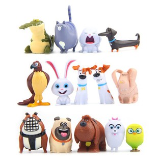 Bộ 14 Mô Hình Đồ Chơi Nhân Vật Trong Phim Hoạt Hình The Secret Life Of Pets