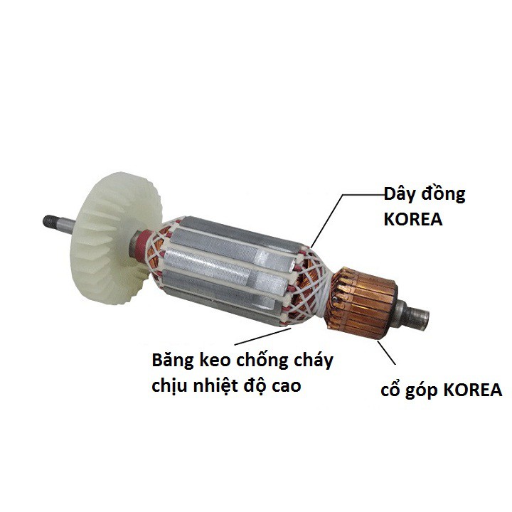 Roto Máy Mài MKT- 9553 , Ruột Máy Mài 100% Dây Đồng