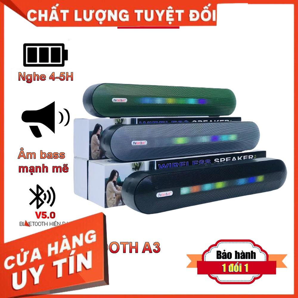 (HOT) Loa bluetooth A3 mini mới nhất 2 loa Bass mạnh âm thanh đỉnh có kết nối máy tính BH 1 đổi 1trong vòng 3 tháng