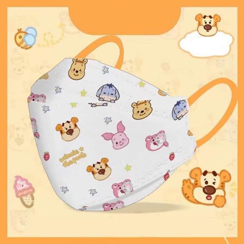 [ Mẫu Mới Về Có Sẵn ] Khẩu Trang KF94 Người Lớn Hoạ Tiết Dễ Thương 1 Túi 10 Chiếc