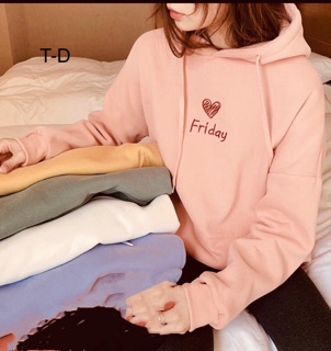 Áo hoodie friday tim gạch