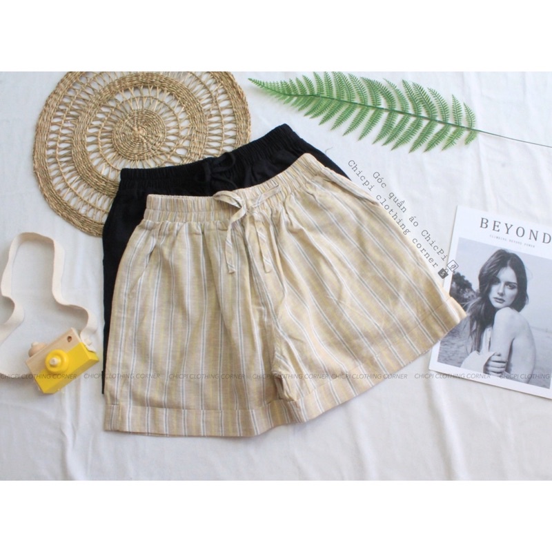 QUẦN SHORT LINEN CHUẨN XUẤT