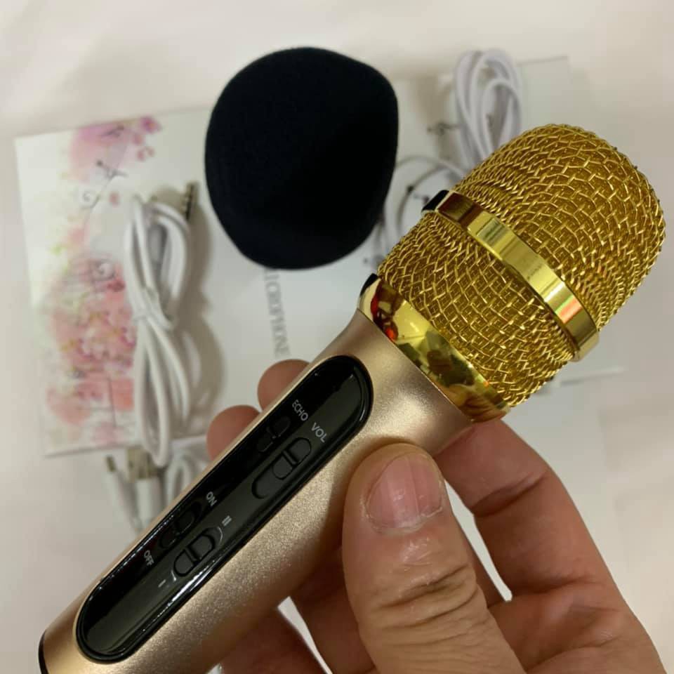 Bộ Micro C11 nâng cấp Live Stream, Hát Karaoke Chuyên Nghiệp Mới, Đầy Đủ Phụ Kiện Tai Nghe, Cáp Sạc, Dây Live