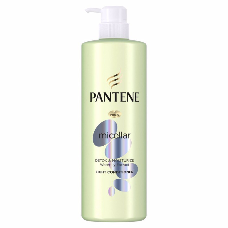 Dầu Xả Pantene Micellar Light Conditioner Làm Sạch Và Dưỡng Ẩm Chiết Xuất Hoa Súng 530ml