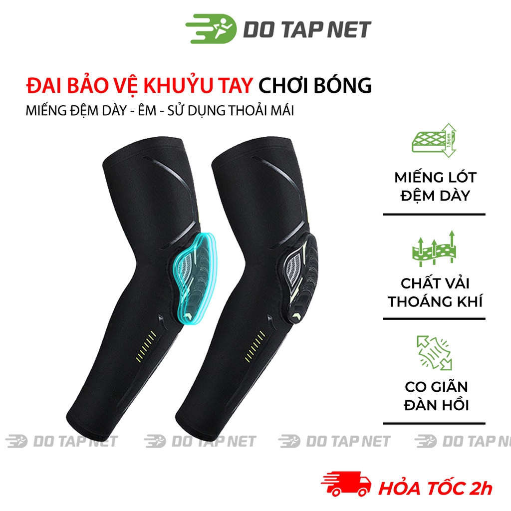 Đai Khuỷu Tay, Băng Bảo vệ Khuỷu Tay Có Miếng Đệm Dày Chơi Thể Thao Bóng Rổ, Tránh Chấn Thương