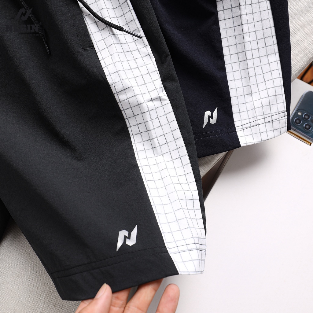 Quần Thể Thao Nam Phối Kẻ 0050 Easy Active - Thoải Mái Thương Hiệu NEGIN