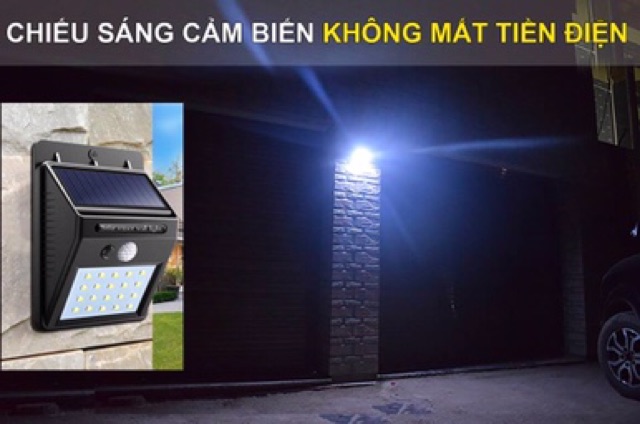 Đèn năng lượng mặt trời, không tốn điện