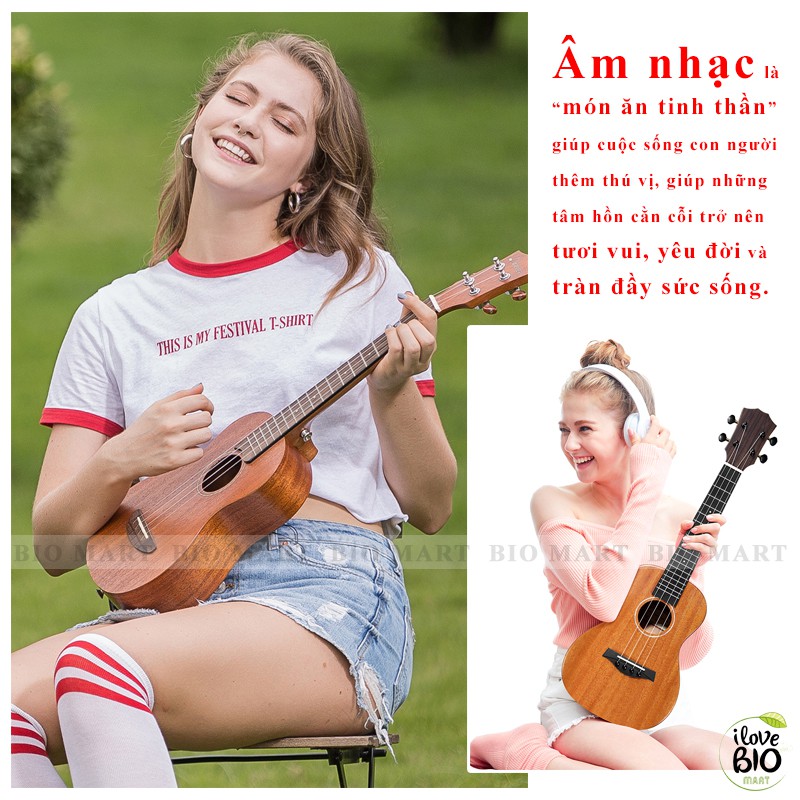 Đàn Ukulele Soprano Magnate GỖ - Tặng Kèm Phụ Kiện – BIO165
