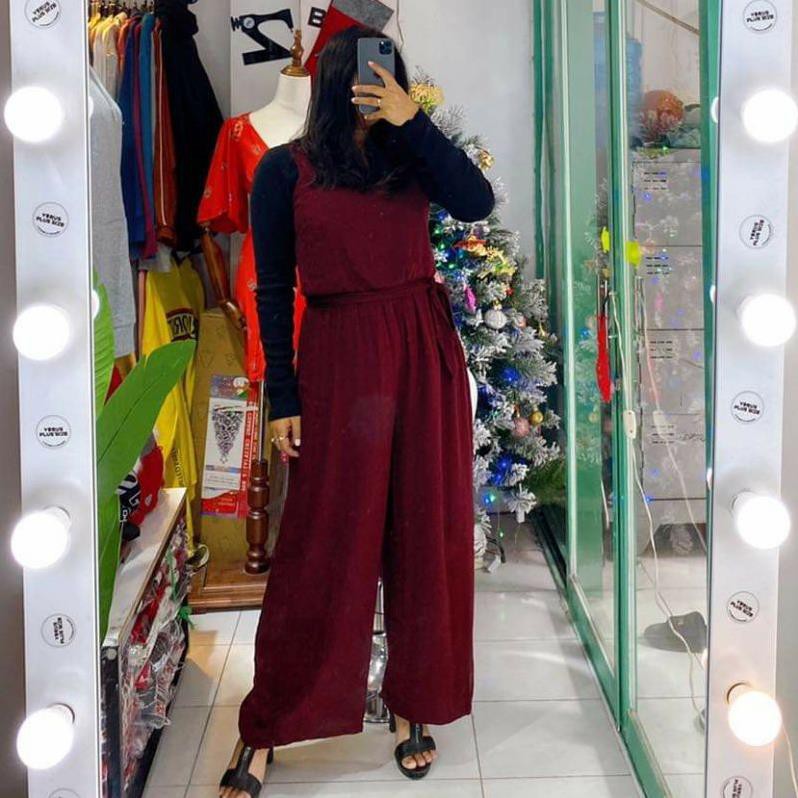 [VIRUSPLUSSIZE] PLUSSIZE JUMSUIT XHILAURATION BIGSIZE