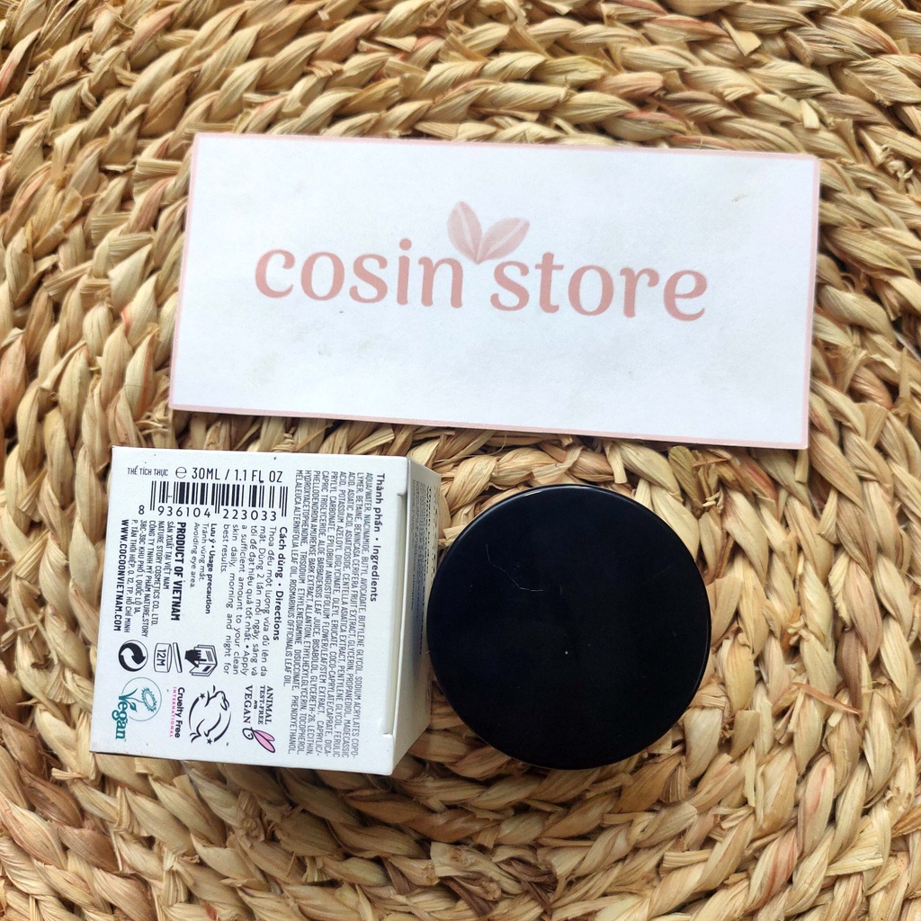 Kem dưỡng Cocoon Thạch bí đao 30ml giúp mang lại độ ẩm cân bằng Cosin Store