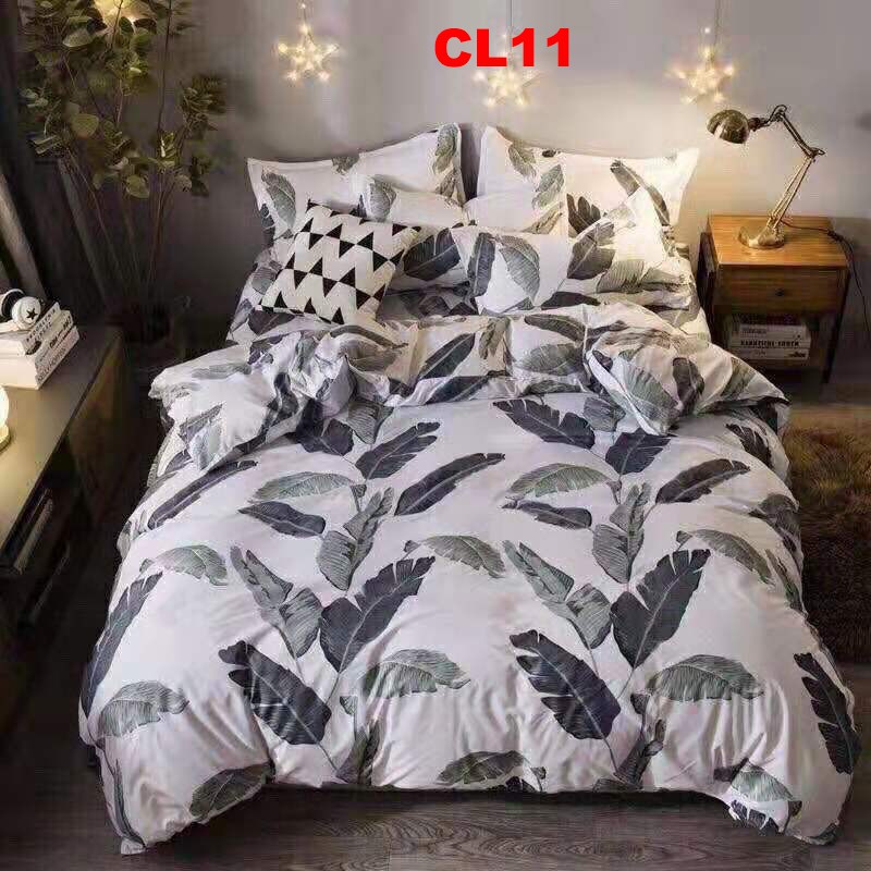 Bộ chăn ga gối CL11 set 4 món Loại 1 Cotton poly hàng Loại 1 nhập khẩu