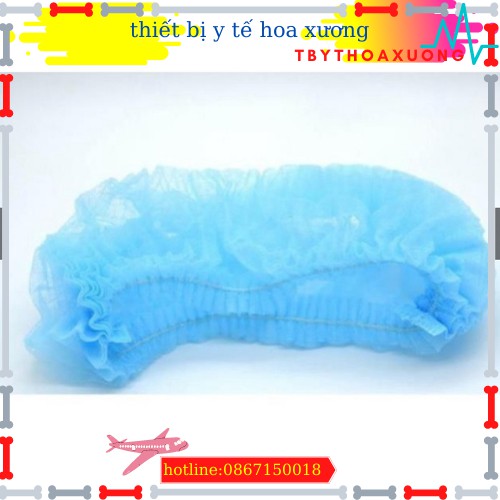 [ Giá Sỉ 1 Thùng 20 Túi ] Mũ Giấy Trùm Tóc Dùng 1 Lần