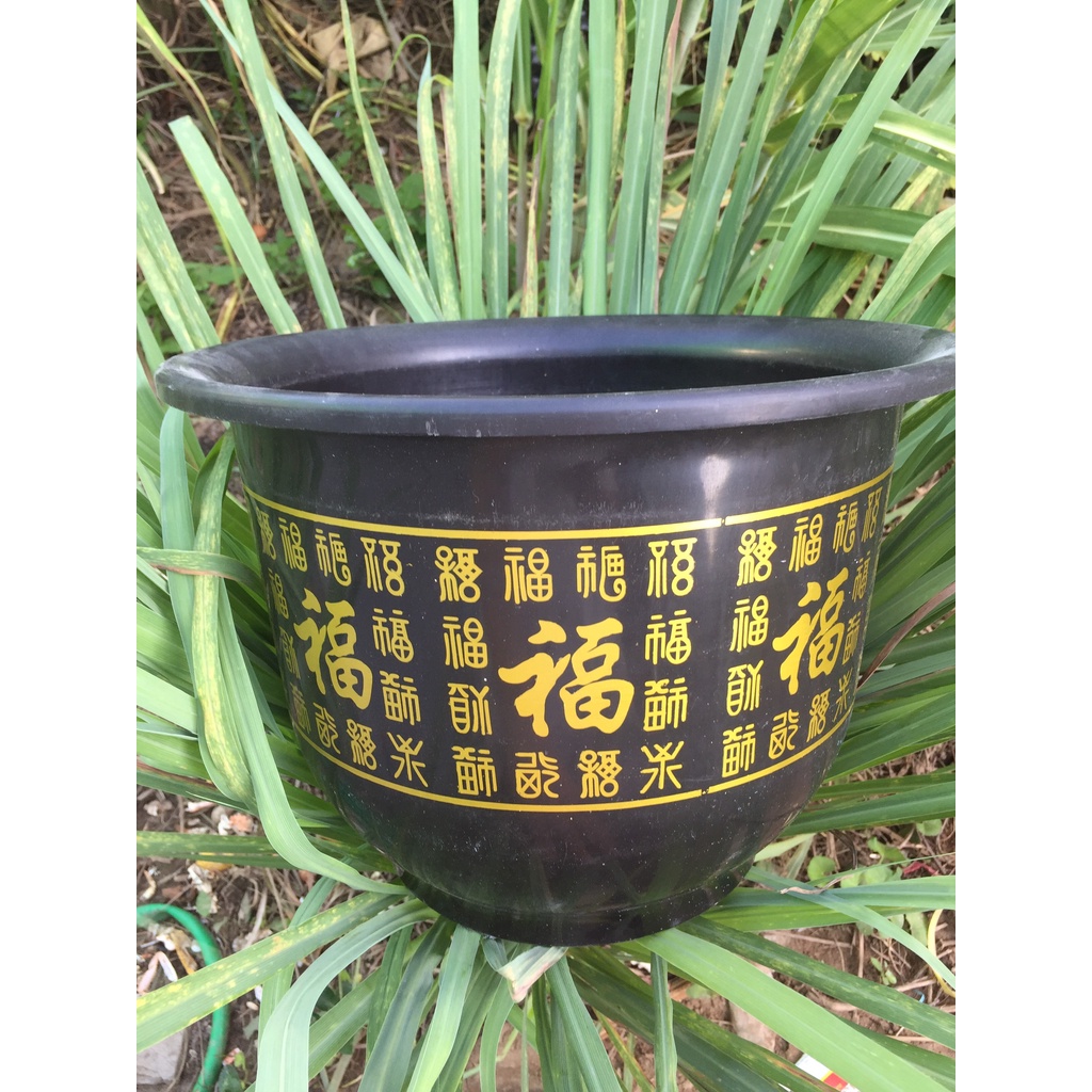 15 CHẬU NHỰA TRỒNG HOA MẪU CHỮ PHÚC #H450 ( BẦU KHAY TÚI ƯƠM CÂY GIỐNG, DỊCH TRUYỀN CỨU CÂY...)