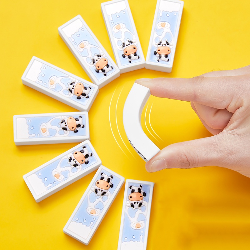 Cục gôm họa tiết 2D hoạt hình đáng yêu