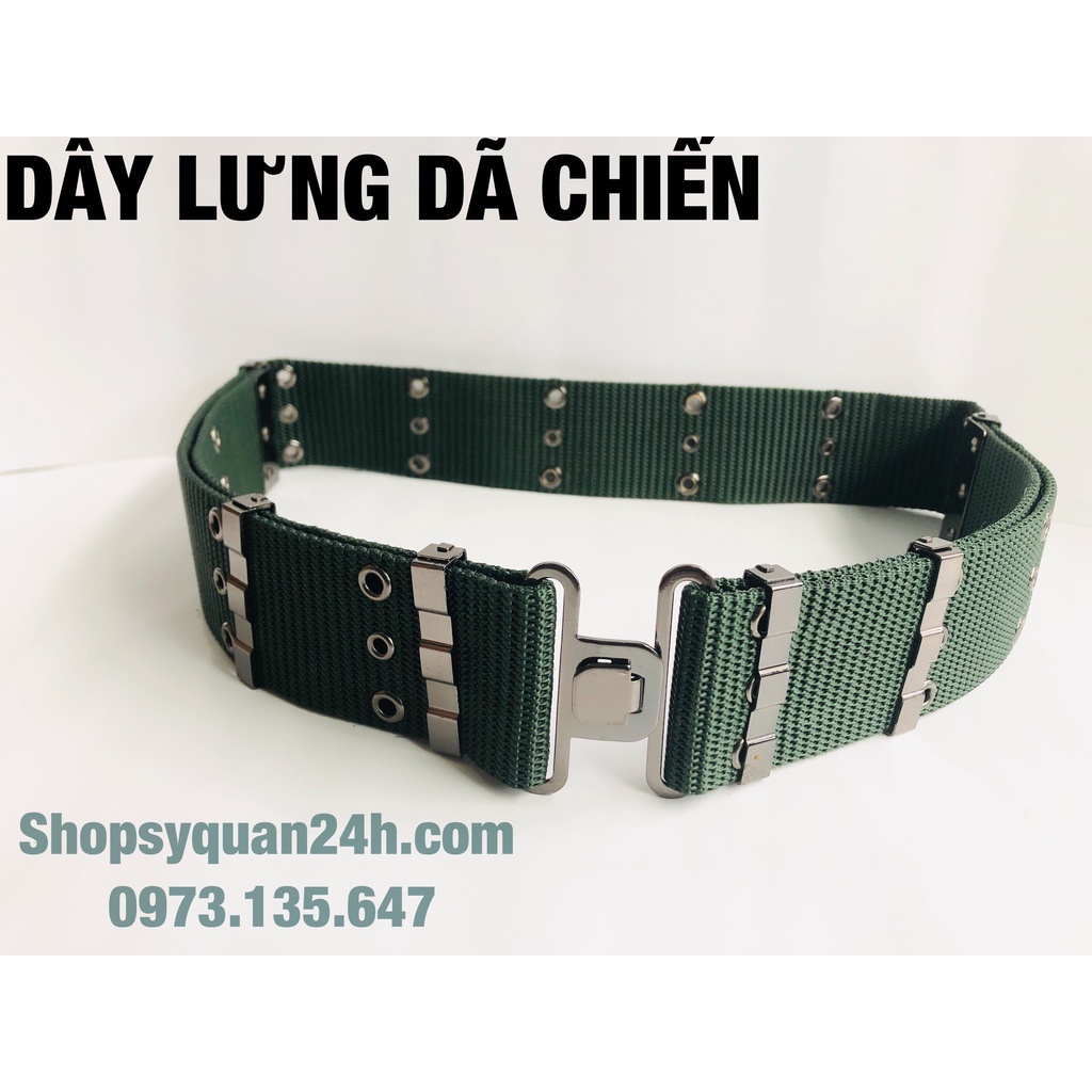 Thắt lưng dãchiến - dây lưng đa năng, dây dù bản to đi rừng 💯