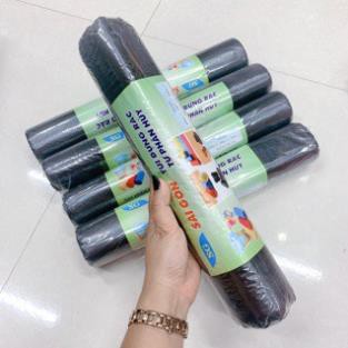 1 cuộn 50 túi  -Túi đựng rác tự hủy sinh học - hàng Sài Gòn Việt Nam (tặng kèm 03 khẩu trang)