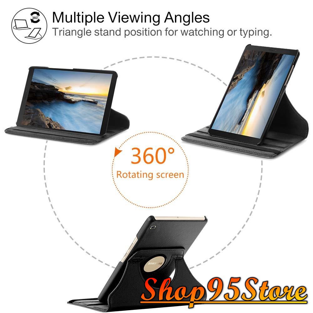 Bao da kiêm giá đỡ xoay 360 độ tiện lợi cho Samsung Galaxy Tab A 8.0 2019 T290/T295/T297