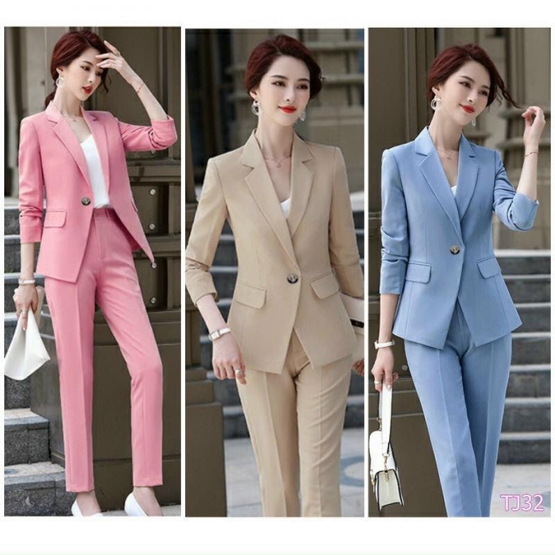 [Siêu Sale] [FreeShip] Bộ vest nữ nhiều màu thanh lịch, trẻ trung, công sở, văn phòng - 2022 | BigBuy360 - bigbuy360.vn